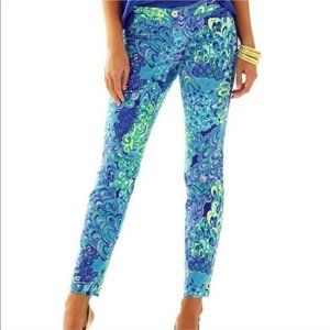 Lilly Pulitzer Kelly Pant - Lilly's Lagoon - EUC - 4